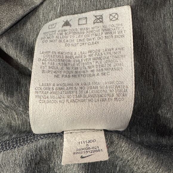 Nike Pro Combat Small Mens Dri-Fit Fitted Tank Top Sleeveless Quick-Dry Gray - Picture 7 of 8